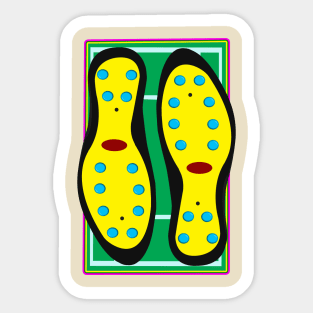 color slippers Sticker